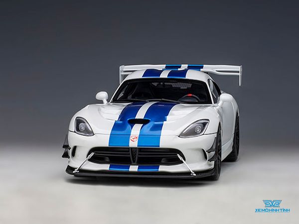 Xe Mô Hình Dodge Viper GTS-R Commemorative Edition ACR 2017 1:18 Autoart ( Trắng Xanh )