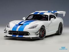 Xe Mô Hình Dodge Viper GTS-R Commemorative Edition ACR 2017 1:18 Autoart ( Trắng Xanh )