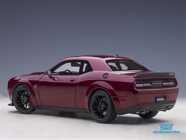 Xe Mô Hình Dodge Challenger SRT Hellcat Widebody 2018 1:18 AUTOart ( Đỏ Mận )