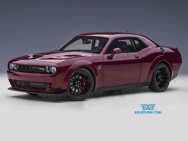 Xe Mô Hình Dodge Challenger SRT Hellcat Widebody 2018 1:18 AUTOart ( Đỏ Mận )