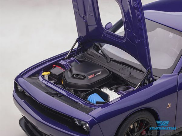 Xe Mô Hình Dodge Challenger 392 Hemi Scat Pack Shaker 2018 1:18 AUTOart ( Tím )