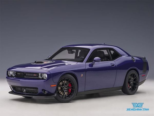 Xe Mô Hình Dodge Challenger 392 Hemi Scat Pack Shaker 2018 1:18 AUTOart ( Tím )