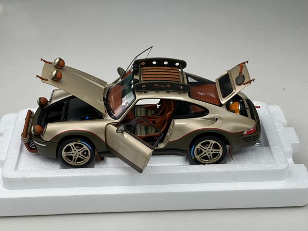 Xe Mô Hình Ruf Rodeo Prototype - 2020 1:18 Almost Real ( Sand Gold )