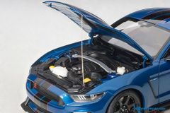 1/18 FORD SHELBY GT-350R (LIGHTNING BLUE W/ BLACK STRIPES)