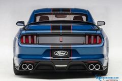 1/18 FORD SHELBY GT-350R (LIGHTNING BLUE W/ BLACK STRIPES)