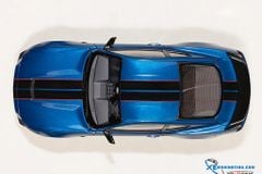 1/18 FORD SHELBY GT-350R (LIGHTNING BLUE W/ BLACK STRIPES)