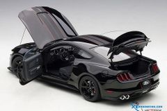 1/18 FORD SHELBY GT-350R (SHADOW BLACK W/ BLACK STRIPES)