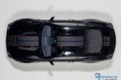 1/18 FORD SHELBY GT-350R (SHADOW BLACK W/ BLACK STRIPES)