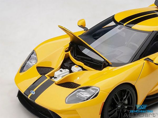 Xe Mô Hình Ford GT 2017 1:18 Autoart (TRIPLE YELLOW/BLACK STRIPES)