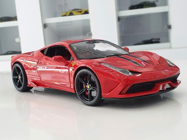 XE MÔ HÌNH FERRARI 458 SPECIAL 1:18 BBURAGO (SIGNATURE SERIES)