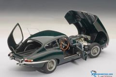 1:18 JAGUAR E-TYPE COUPE SERIES I 3.8 (GREEN)(WITH METAL WIRE-SPOKE WHEELS)