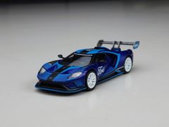 Xe Mô Hình Frod GT Mk II Ford Performance LHD 1:64 MiNiGT ( Xanh )