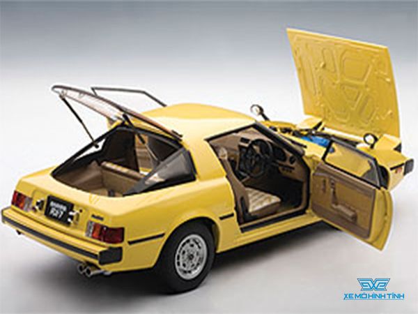 Xe Mô Hình Mazda Savanna RX-7(SA)1:18 Autoart ( Vàng )