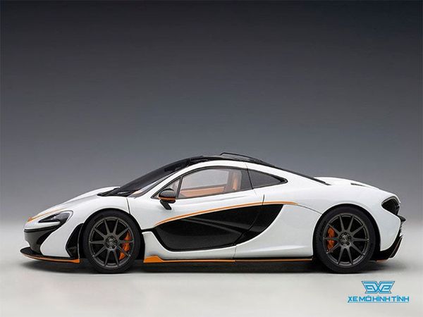 Xe Mô Hình McLaren P1  1:18 Autoart ( Trắng viền Cam )