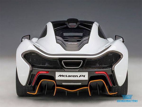 Xe Mô Hình McLaren P1  1:18 Autoart ( Trắng viền Cam )