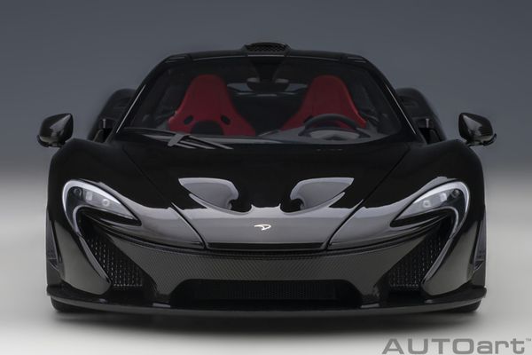 Xe Mô Hình McLAREN P1 1:18 Autoart (FIRE BLACK W/ RED/BLACK INTERIOR)