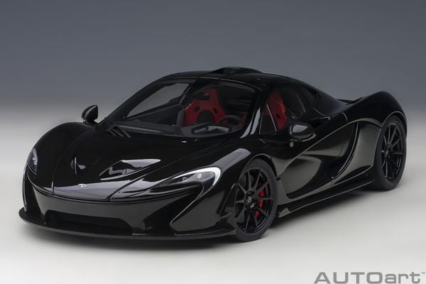 Xe Mô Hình McLAREN P1 1:18 Autoart (FIRE BLACK W/ RED/BLACK INTERIOR)