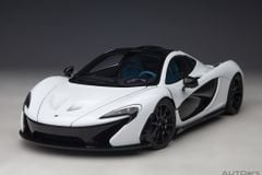 Xe Mô Hình McLAREN P1 1:18 Autoart (ALASKAN DIAMOND WHITE W/ BLUE/BLACK INTERIOR )