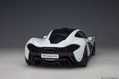 Xe Mô Hình McLAREN P1 1:18 Autoart (ALASKAN DIAMOND WHITE W/ BLUE/BLACK INTERIOR )