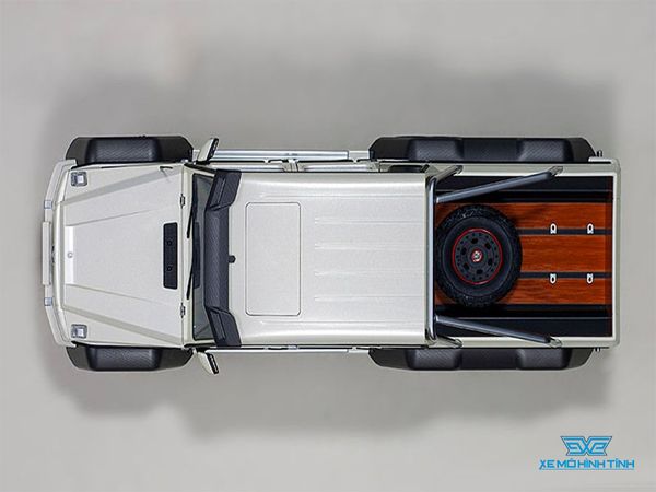 Xe Mô Hình Mercedes-Benz G63 AMG 6x6 1:18 Autoart ( Trắng )