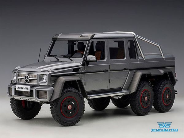 Xe Mô Hình Mercedes-Benz G63 AMG 6x6 1:18 Autoart ( Xám )