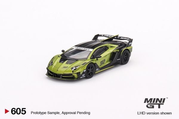Xe Mô Hình Lamborghini LB-Silhouette WORKS Aventador GT EVO Lime LHD / USA Blister Packaging