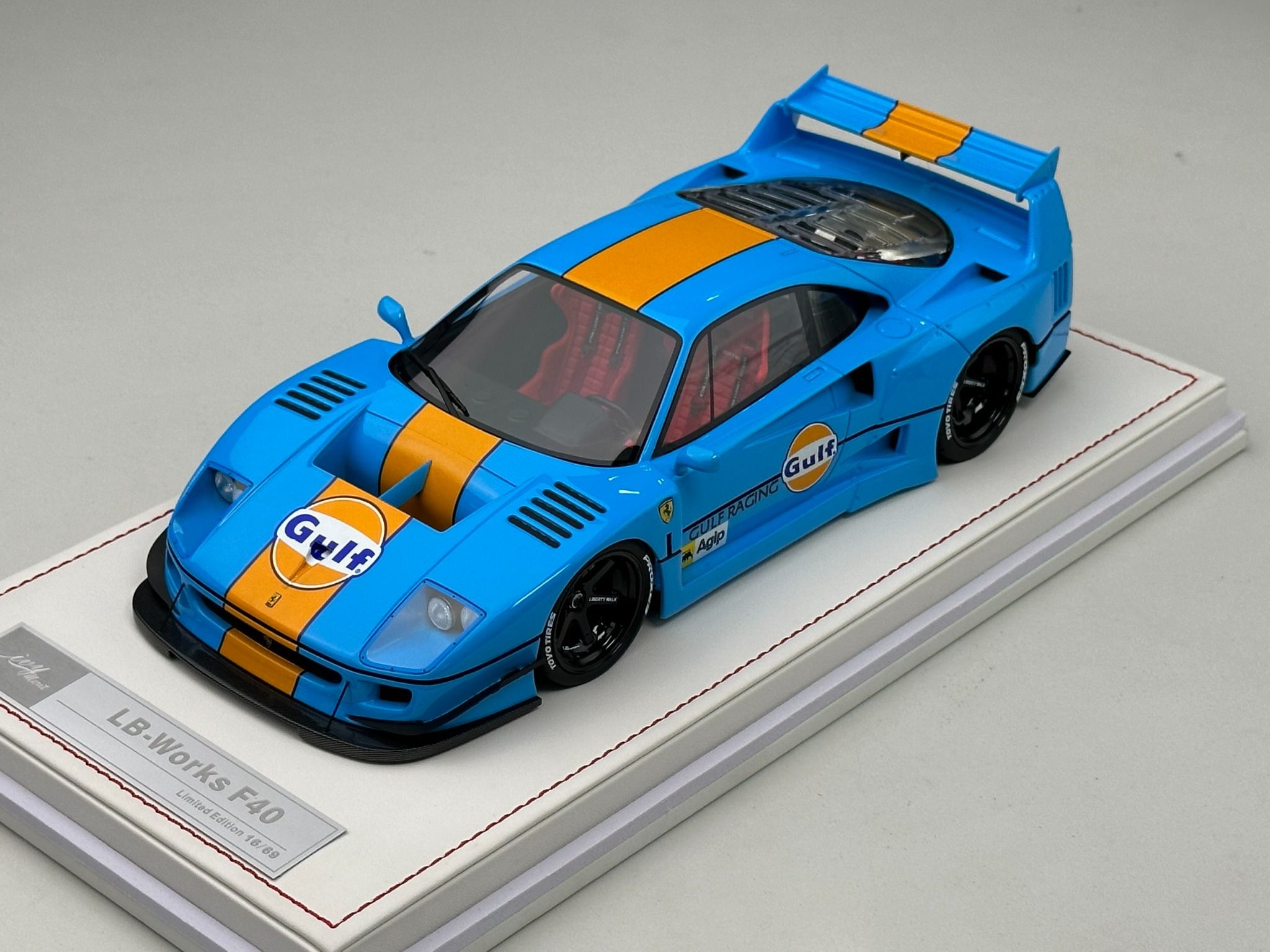 IVY MERIT 1/18 LB-Works F40 パールホワイト 東京オートサロン