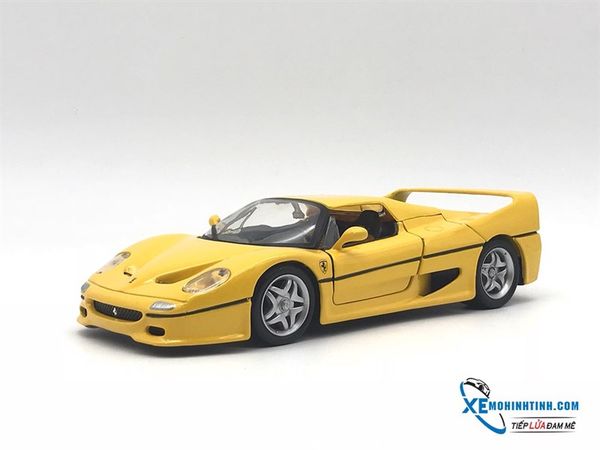 XE MÔ HÌNH FERRARI F50 1:24 BBURAGO (VÀNG)