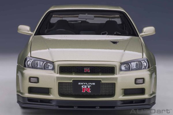 Xe Mô Hình Nissan Skyline GT-R ( R34 ) V-SPEC II 1:18 AUTOart (MILLENNIUM JADE)