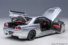 Xe Mô Hình NISMO R34 GT-R Z-TUNE 1:18 AUTOart (Z-TUNE SILVER)