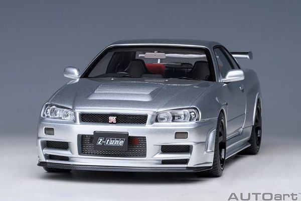 Xe Mô Hình NISMO R34 GT-R Z-TUNE 1:18 AUTOart (Z-TUNE SILVER)