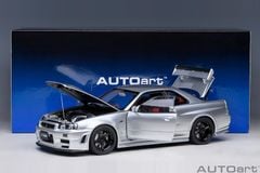 Xe Mô Hình NISMO R34 GT-R Z-TUNE 1:18 AUTOart (Z-TUNE SILVER)