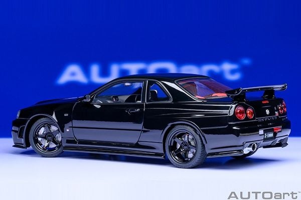 Xe Mô Hình Nissan Skyline GT-R (R34) Z-tune 1:18 Autoart (Black Pearl)