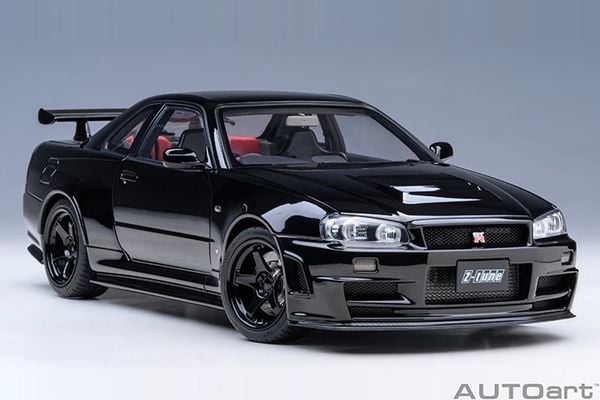 Xe Mô Hình Nissan Skyline GT-R (R34) Z-tune 1:18 Autoart (Black Pearl)