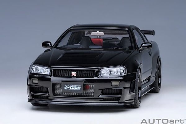 Xe Mô Hình Nissan Skyline GT-R (R34) Z-tune 1:18 Autoart (Black Pearl)