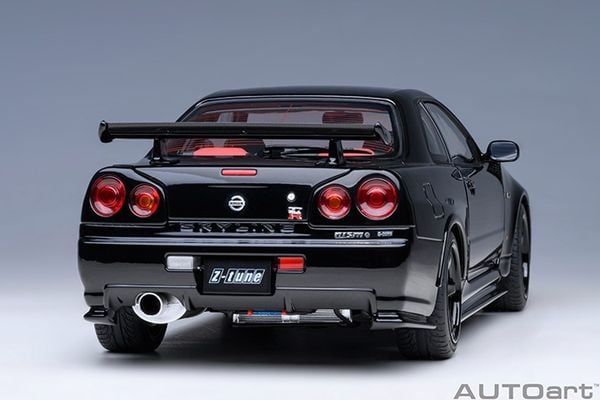 Xe Mô Hình Nissan Skyline GT-R (R34) Z-tune 1:18 Autoart (Black Pearl)