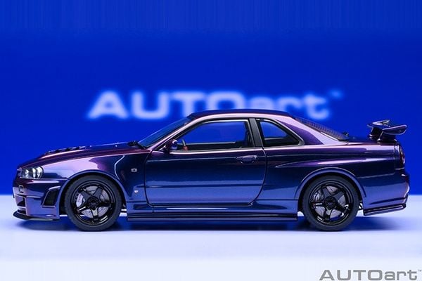 Xe Mô Hình Nissan Skyline GT-R (R34) Z-tune 1:18 Autoart (Midnight Purple)