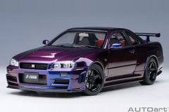 Xe Mô Hình Nissan Skyline GT-R (R34) Z-tune 1:18 Autoart (Midnight Purple)