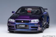 Xe Mô Hình Nissan Skyline GT-R (R34) Z-tune 1:18 Autoart (Midnight Purple)