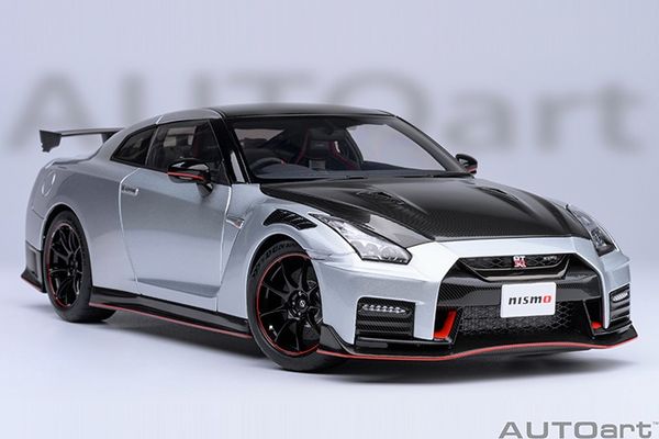 Xe Mô Hình Nissan GT-R R35 Nismo 2022 1:18 Autoart ( Ultimate Metal Silver )