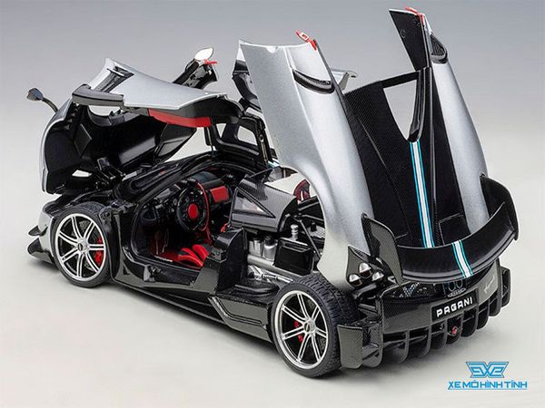 Xe Mô Hình Pagani Huayra BC 1:18 Autoart ( Bạc Carbon )