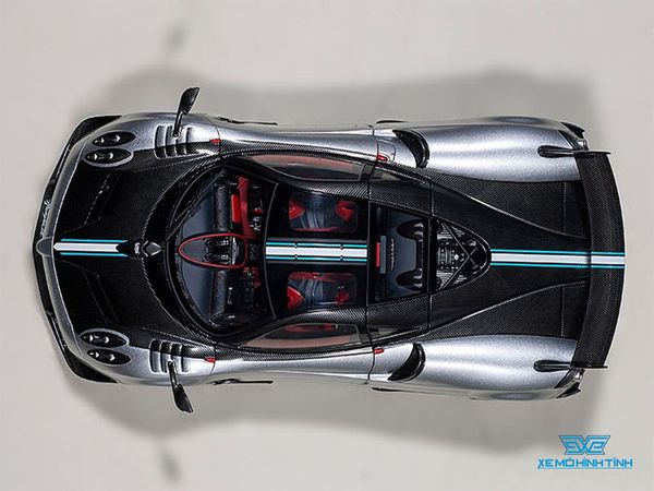 Xe Mô Hình Pagani Huayra BC 1:18 Autoart ( Bạc Carbon )