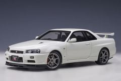 Xe Mô Hình Nissan Skyline GT-R ( R34 ) V-SPEC II 1:18 AUTOart (Trắng)