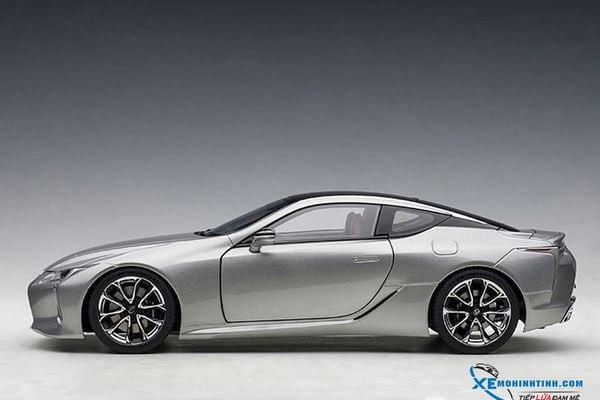 Xe Mô Hình Lexus LC500 1:18 Autoart ( Bạc nội thất Đỏ )