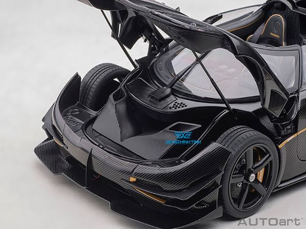 Xe Mô Hình Koenigsegg One:1 1:18 Autoart ( Đen Carbon )