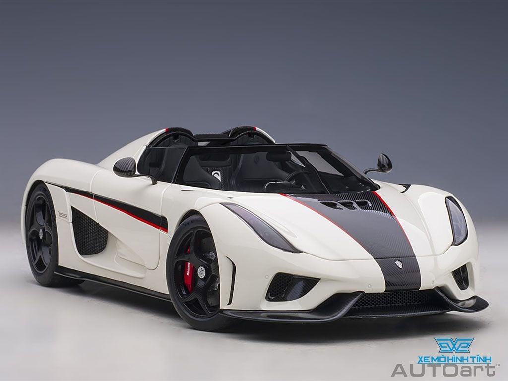 Xe Mô Hình Koenigsegg Regera 118 AUTOart  Đỏ Candy 