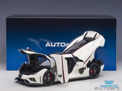 Xe Mô Hình Koenigsegg Regera 1:18 AUTOart ( Trắng )