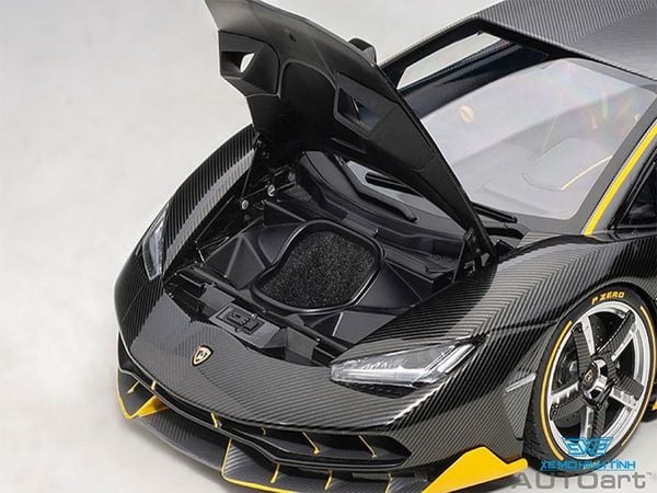 Xe Mô Hình Lamborghini Centenario LP770-4 1:18 Autoart (CLEAR CARBON WITH YELLOW ACCENTS)