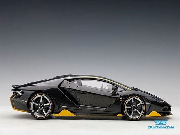 Xe Mô Hình Lamborghini Centenario LP770-4 1:18 Autoart (CLEAR CARBON WITH YELLOW ACCENTS)