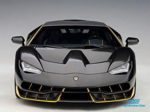 Xe Mô Hình Lamborghini Centenario LP770-4 1:18 Autoart (CLEAR CARBON WITH YELLOW ACCENTS)